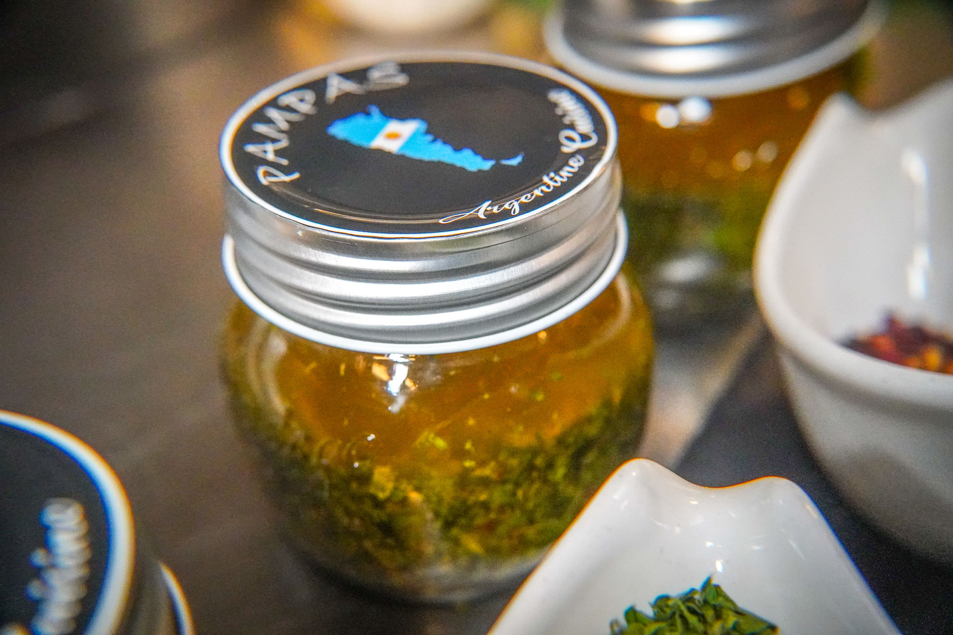 Chimichurri and salsa