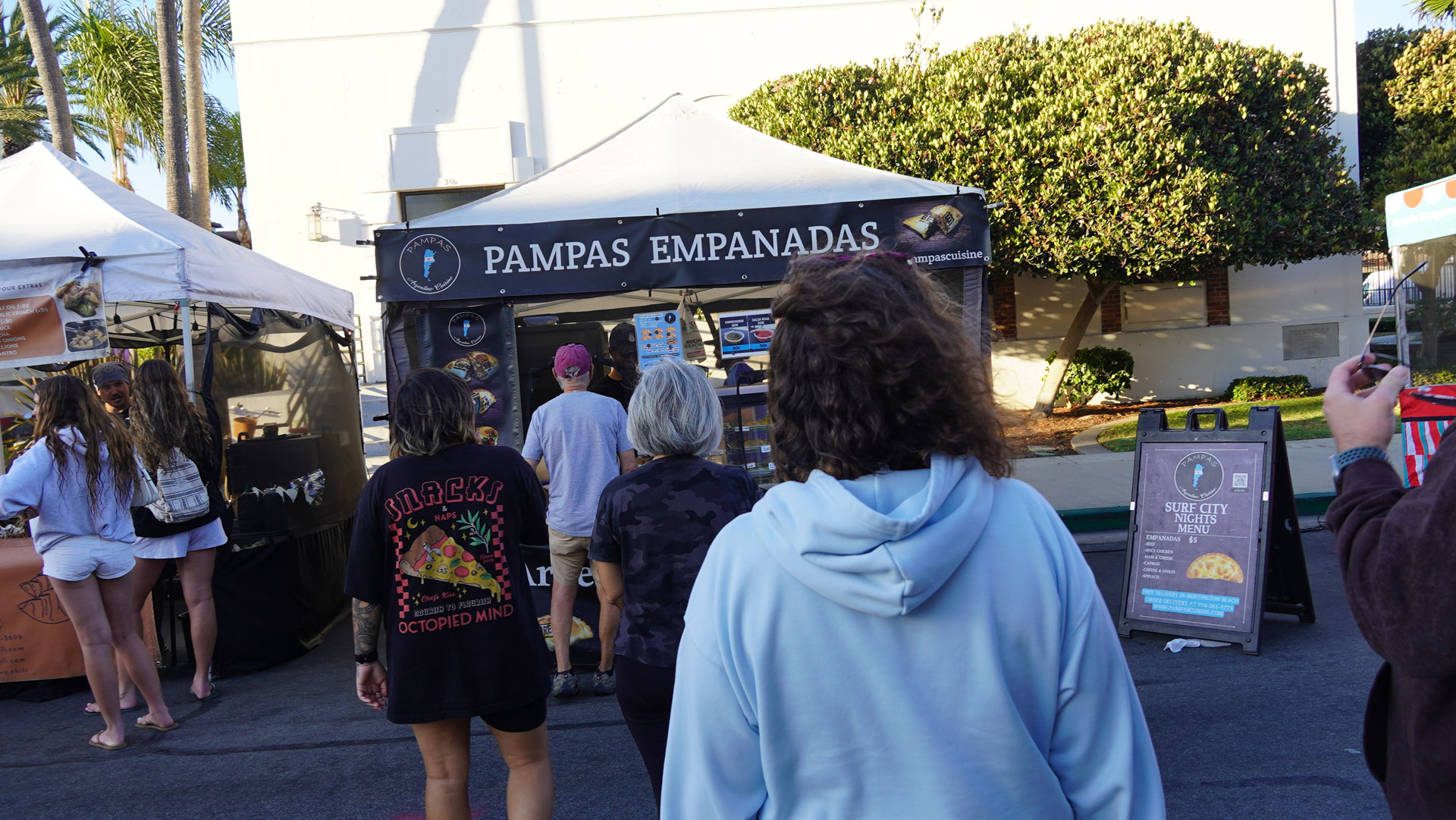 Customers at Surf City Artisan Fair